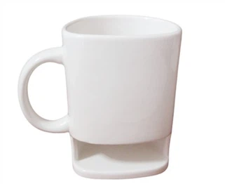 Tasse personnalisée avec porte-biscuits