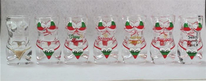 STOCK - Bikini Glass Mug Women Big Size