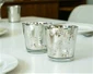Tasse en verre à revêtement intérieur galvanisé