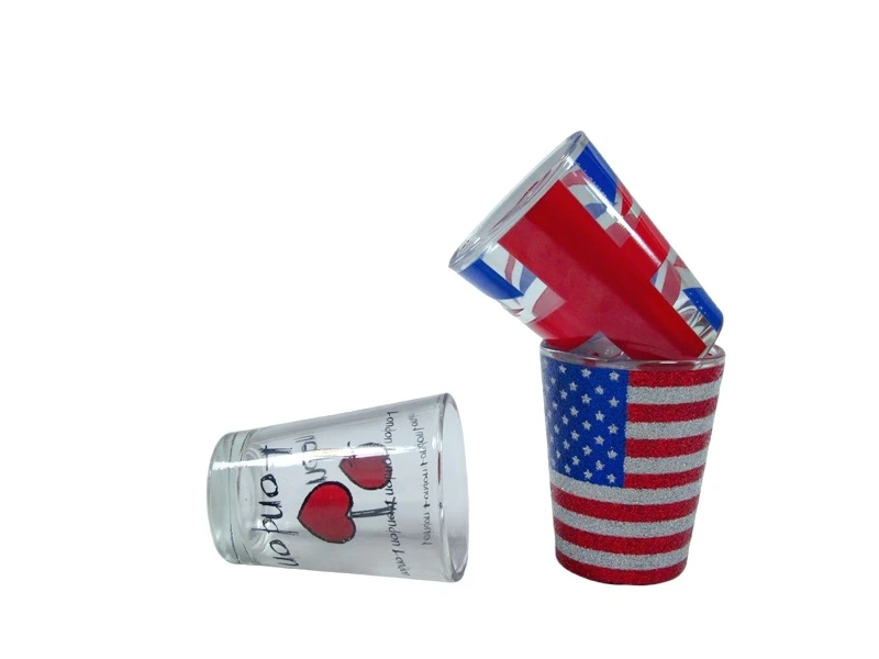 Shot Glass Mug With Decal 2 Shot Glass Mug With Decal 2