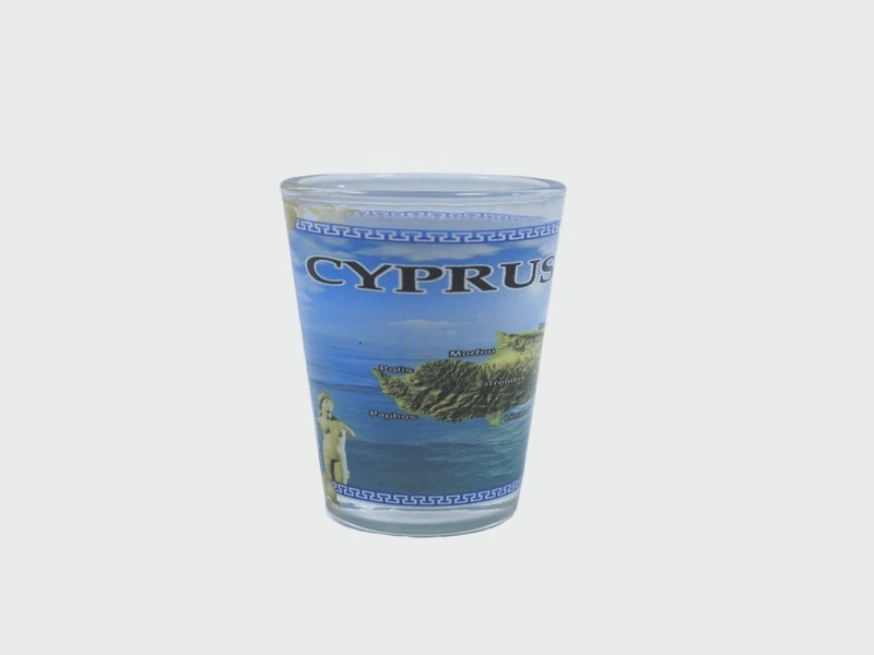 Shot Glass Mug With Decal 6 Shot Glass Mug With Decal 6